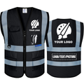 BeautyWill 5 Pockets Mesh Custom Logo ANSI Class 2 Safety Vest Basic