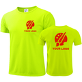 BeautyWill Camisetas de Manga Corta con Logo Personalizado de Secado Rápido para Hombres, Camisetas Atléticas de Construcción